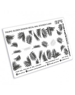 BPW.Style, Слайдер-дизайн «Пальмовые листья в графике», №5-2380