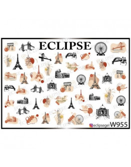 Набор, Eclipse, Слайдер-дизайн W №955, 3 шт.