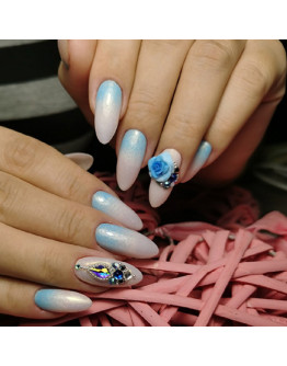 Vogue Nails, Гель-пластилин 4D, голубой
