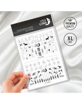 Una Luna, Слайдер-дизайн для ногтей Animals №N707
