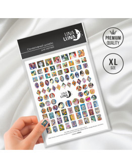 Una Luna, Слайдер-дизайн для ногтей Cubism №SP603
