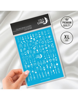 Una Luna, Слайдер-дизайн для ногтей Geometric Trend №GT002