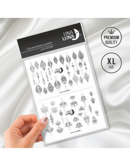 Una Luna, Слайдер-дизайн для ногтей Mehendi №SC302
