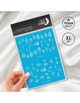 Una Luna, Слайдер-дизайн для ногтей Mehendi №SC303