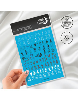 Una Luna, Слайдер-дизайн для ногтей Sex Scandal №LS2003