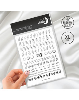 Una Luna, Слайдер-дизайн для ногтей Spring Meadow №N701