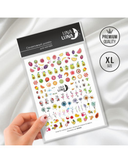 Una Luna, 3D-cлайдер для ногтей Volumetric Set №3D1201