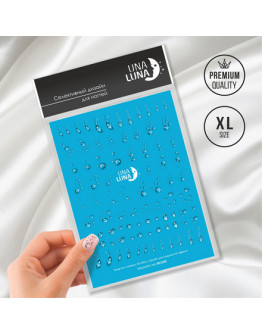 Una Luna, 3D-cлайдер для ногтей Volumetric Set №3D1202