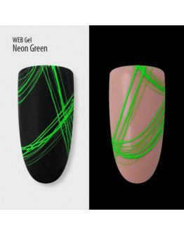 PNB, Гель-паутинка Web Neon, зеленая, 5 мл