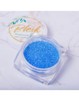 Blesk, Дизайн для ногтей «Искристый песок», голубой