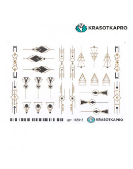 KrasotkaPro, 3D-слайдер Crystal Gold №165918 «Геометрия. Фигуры»