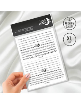 Una Luna, Слайдер-дизайн для ногтей Lianas №N723