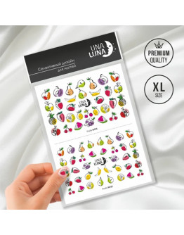 Una Luna, Слайдер-дизайн для ногтей Fruits №N725