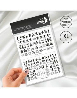 Una Luna, Слайдер-дизайн для ногтей High Speed №W503