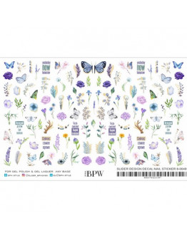 BPW.Style, Слайдер-дизайн Grande «Цветы и бабочки», №8-0049