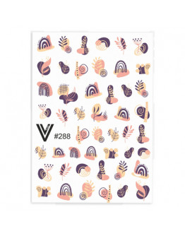 Набор, Vogue Nails, Слайдер-дизайн №288, 2 шт.