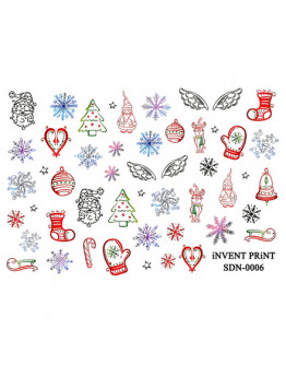 iNVENT PRiNT, Слайдер-дизайн «Новый год. Зима. Снежинки» №06