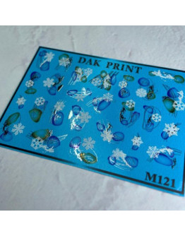 Набор, Dak Print, Слайдер-дизайн №M121, 2 шт.