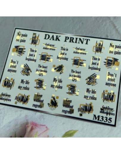 Dak Print, Слайдер-дизайн №M335