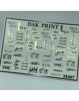 Dak Print, Слайдер-дизайн №M407