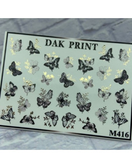 Набор, Dak Print, Слайдер-дизайн №M416, 2 шт.