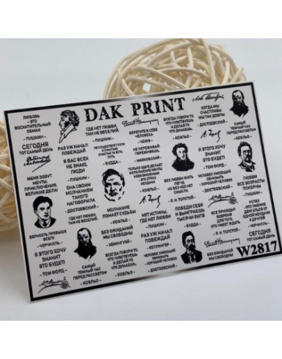 Dak Print, Слайдер-дизайн №W2817