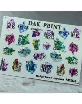 Dak Print, 3D-слайдер №M26
