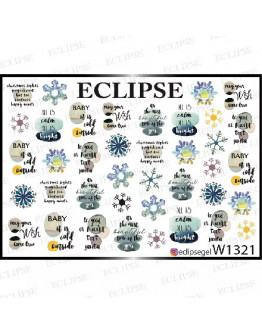 Набор, Eclipse, Слайдер-дизайн W №1321, 3 шт.