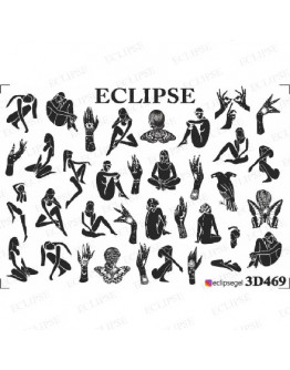 Eclipse, 3D-слайдер для ногтей №469