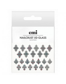 EMI, Слайдер-дизайн Nailcrust 5D Glass №3 «Барокко»