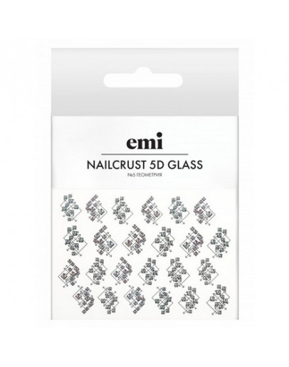 EMI, Слайдер-дизайн Nailcrust 5D Glass №5 «Геометрия»