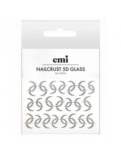 EMI, Слайдер-дизайн Nailcrust 5D Glass №6 «Селена»
