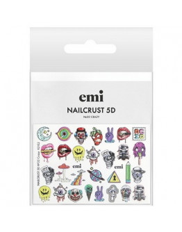 EMI, Слайдер-дизайн Nailcrust 5D Glass №32 Crazy