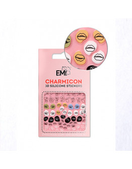 EMI, 3D-стикеры Charmicon №125 «Губы и глаза»