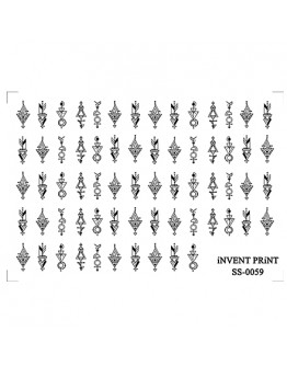 iNVENT PRiNT, Самоклеящийся слайдер-дизайн «Геометрия. Фигуры» №SS-59