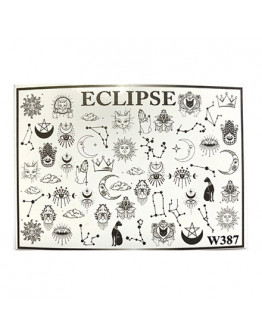 Eclipse, Слайдер-дизайн для ногтей W №387