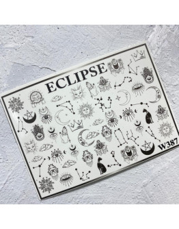 Eclipse, Слайдер-дизайн для ногтей W №387