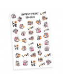 iNVENT PRiNT, Слайдер-дизайн «Кот. Love. Осень» №SD-43