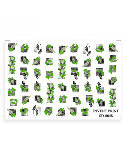 iNVENT PRiNT, Слайдер-дизайн «Черемуха. Веточки» №SD-48