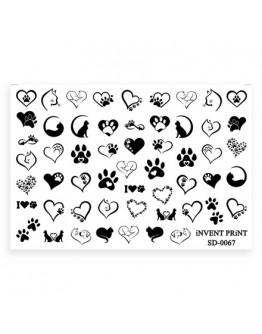 iNVENT PRiNT, Слайдер-дизайн «Кот и Кошка. Любовь» №SD-67