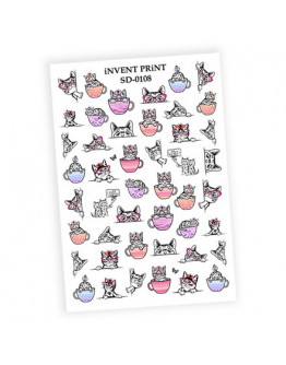iNVENT PRiNT, Слайдер-дизайн «Коты и кошки. Котята» №SD-108