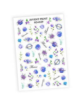 iNVENT PRiNT, Слайдер-дизайн «Цветы. Листья. Веточки. Слова» №SD-129