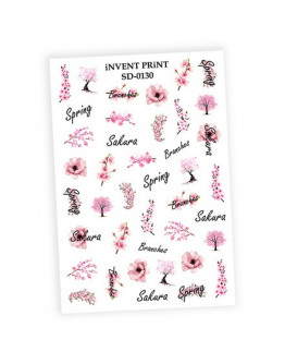 iNVENT PRiNT, Слайдер-дизайн «Сакура. Sakura. Цветы. Веточки» №SD-130