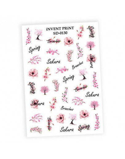 iNVENT PRiNT, Слайдер-дизайн «Сакура. Sakura. Цветы. Веточки» №SD-130