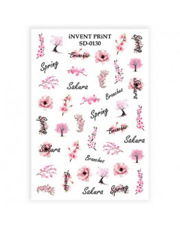 iNVENT PRiNT, Слайдер-дизайн «Сакура. Sakura. Цветы. Веточки» №SD-130