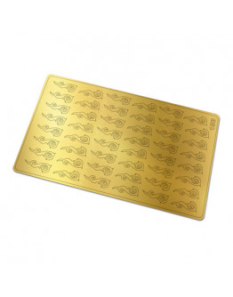 Набор, Freedecor, Металлизированные наклейки №153, золото, 3 шт.
