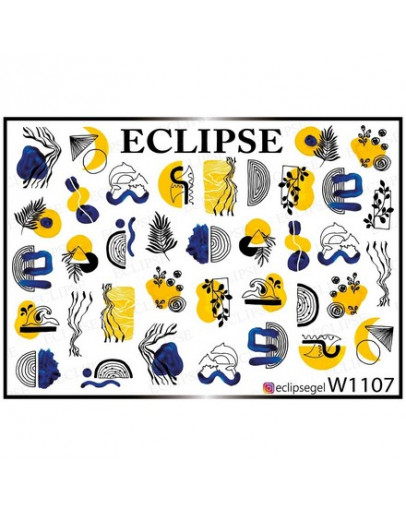 Набор, Eclipse, Слайдер-дизайн W №1107, 3 шт.