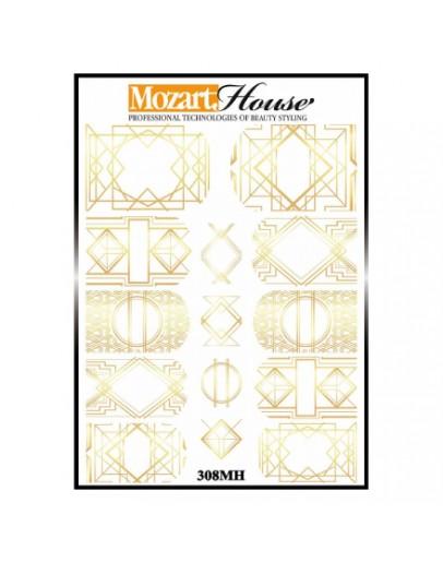 Набор, Mozart House, Слайдер-дизайн №W308, 3 шт.