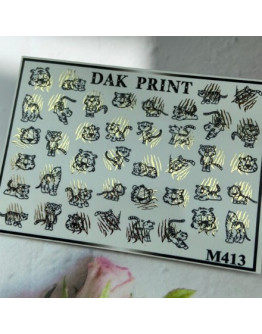 Набор, Dak Print, Слайдер-дизайн №M413, 2 шт.