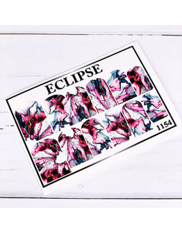 Набор, Eclipse, Слайдер-дизайн для ногтей №1154, 3 шт.